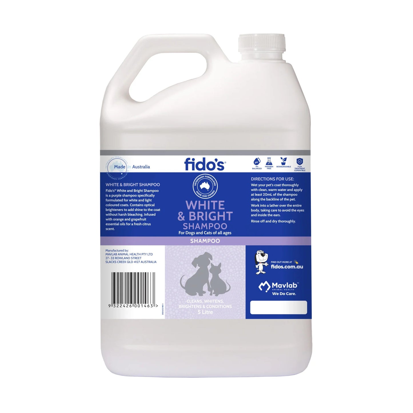 Fido’s – White & Bright Shampoo